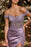 Blush Pink Applique Mermaid Prom Dress with Off-The-Shoulder Style and Sparkling Beadings 