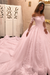 Blushing Pink Ball Gown Wedding Dress