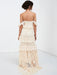 Boho Wedding Dress 2021 Off The Shoulder Floor Length Multilayer Lace Bridal Gowns