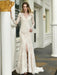 Boho Wedding Dress V Neck Sleeveless Natural Waist Lace Bridal Gowns With Train