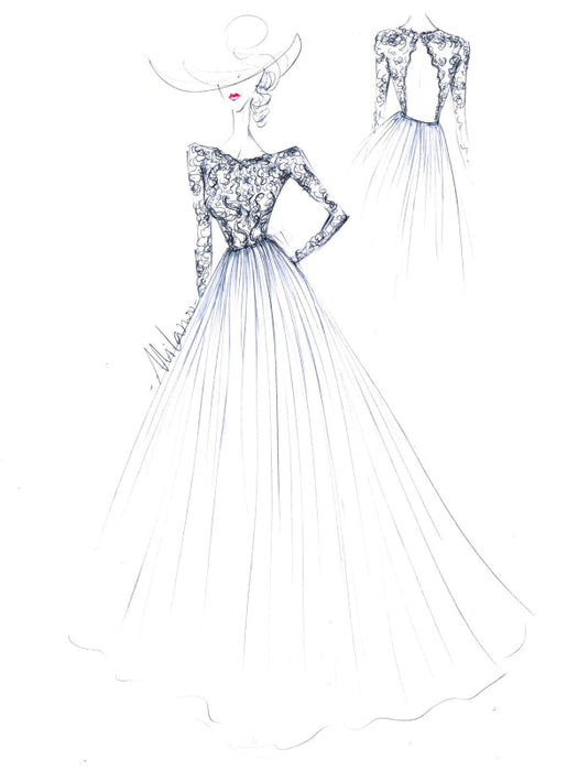 boho wedding dresses 2021 jewel neck long sleeve a line floor length chffion bridal dress for beach wedding