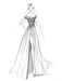 boho wedding dresses lace off the shoulder short sleeve floor length split front bridal dress with train