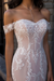 boho wedding dresses mermaid off the shoulder customized lace short sleeve floor length bridal gown with sweep train