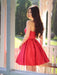 Bridelily A-Line Satin With Ruffles Sweetheart Sleeveless Short/Mini Dresses - Prom Dresses