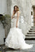 Bridelily Amazing Tulle Lace Sleeveless Mermaid Wedding Dress - wedding dresses