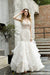 Bridelily Amazing Tulle Lace Sleeveless Mermaid Wedding Dress - wedding dresses