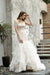 Bridelily Amazing Tulle Lace Sleeveless Mermaid Wedding Dress - wedding dresses
