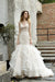 Bridelily Amazing Tulle Lace Sleeveless Mermaid Wedding Dress - wedding dresses