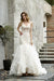 Bridelily Amazing Tulle Lace Sleeveless Mermaid Wedding Dress - wedding dresses