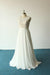 Bridelily Cap Sleeve Lace Chiffon A-line Wedding Dress - wedding dresses