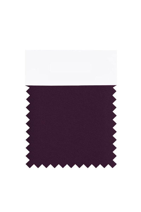 Bridelily Chiffon Swatch with 34 Colors - Grape - Swatches