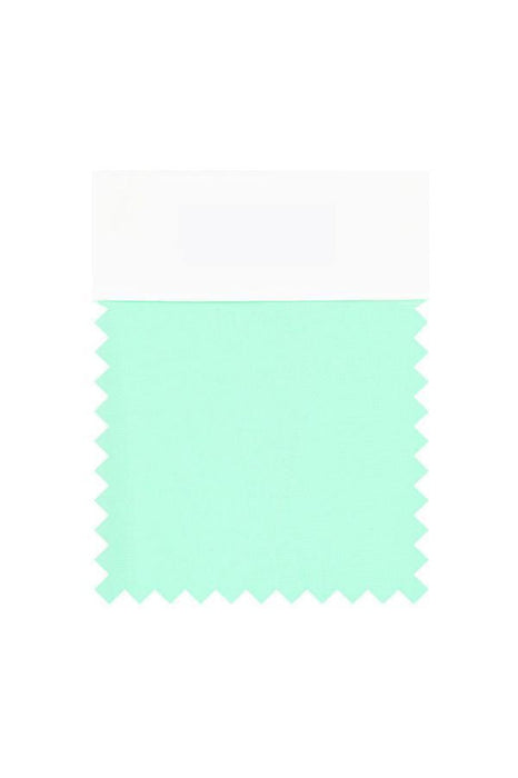 Bridelily Chiffon Swatch with 34 Colors - Mint Green - Swatches