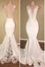 Bridelily Elegant Long Mermaid Prom Dresses | V-Neck Backless Lace Evening Gowns - Prom Dresses