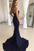 Bridelily Elegant Sweetheart Mermaid Zipper Sweep-Train Prom Dress - Prom Dresses