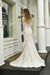 Bridelily Exquisite V-Neck Long Sleeve Mermaid Wedding Dress - wedding dresses
