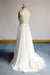 Bridelily Eye-catching Lace Chiffon A-line Wedding Dress - wedding dresses