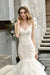 Bridelily Gorgeous Appliques Mermaid Organza Wedding Dress - wedding dresses