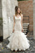 Bridelily Gorgeous Appliques Mermaid Organza Wedding Dress - wedding dresses