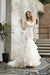 Bridelily Gorgeous Appliques Mermaid Organza Wedding Dress - wedding dresses