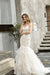 Bridelily Gorgeous Appliques Mermaid Organza Wedding Dress - wedding dresses