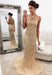Bridelily Gorgeous Crystals Mermaid Sleeveless Halter Zipper-Back Prom Dress - Prom Dresses