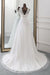 Bridelily Graceful Lace-up Tulle A-line Wedding Dress - wedding dresses