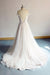 Bridelily Latest Off Shoulder Lace Tulle A-line Wedding Dress - wedding dresses