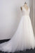 Bridelily Open Back Appliques Tulle A-line Wedding Dress - wedding dresses