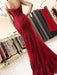 Bridelily Red Lace Appliques Prom Dress | 2020 Mermaid Formal Dress - Prom Dresses
