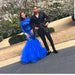 Bridelily Royal-Blue Mermaid Prom Dress | Long Sleeve Sequins Party Gowns BK0 - Prom Dresses