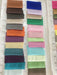 Bridelily Silk Like Stretch Satin Swatch with 128 Colors - Swatches