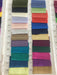Bridelily Silk Like Stretch Satin Swatch with 128 Colors - Swatches