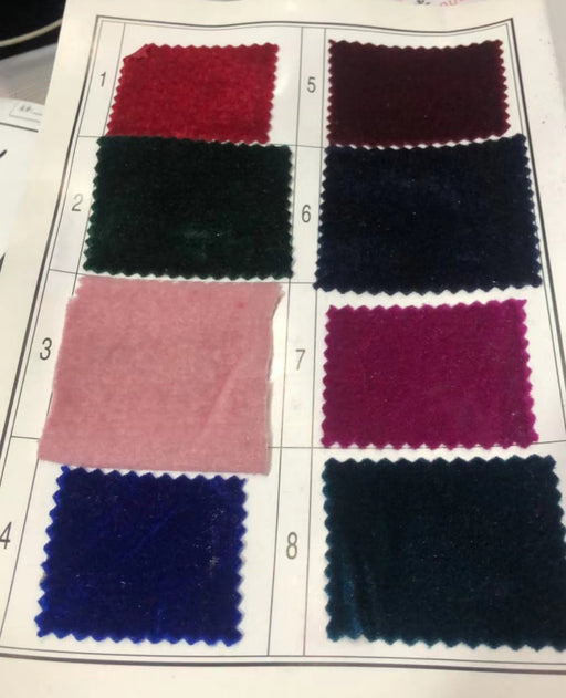 Bridelily Velvet Swatch - Swatches