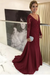 Burgundy Elegant Long Sleeves Lace mother of the bride dress V-Neck - Prom Dresses