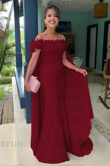 Chiffon Mother of the Bride Dress Long On Sale-Bridelily Chiffon Mother of the Bride Dress Long On Sale-Bridelily