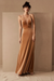 Velour Dress - Camel