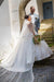 Cap Sleeves Ruffle Satin Wedding Dress Plus Size Princess Ball Gown