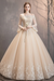 Champagne Lace Wedding Dresses Ivory Off The Shoulder Lace Applique Princess Bridal Gown