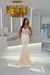 Champagne Mermaid Prom Dress