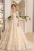Champagne Off-the-Shoulder Tulle Ruffles Wedding Dresses - wedding dresses