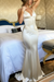 Mermaid V Neck Party Sexy Prom Dresses Unique Sleeveless Long Dress - Prom Dresses