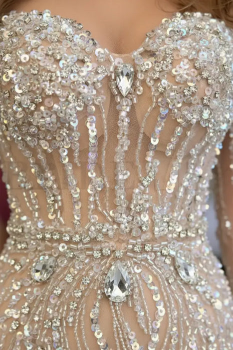Intricate Beading Detail Close-up
