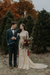Champagne Vintage Long Sleeves Backless Rustic Lace Wedding Dress - Wedding Dresses