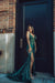 Charming Dark Green Mermaid Evening Dress Glitter High Split Beadings Prom Dress - Evening Dresses