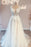 Charming Jewel A-Line Lace Tulle Wedding Dress with Applique - wedding dress