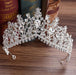 Charming Jewelry Princess Rhinestone Tiaras | Bridelily - Silver White - tiaras