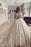 Charming Long Sleeves Lace Tulle Ball Gown Wedding Dress - wedding dress
