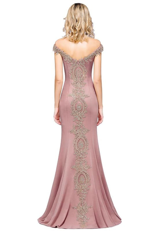Glamorous Mermaid Evening Dress with Appliques main image 1
