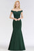 Charming Off-the-Shoulder Tulle Lace Appliques Mermaid Evening Gowns - Prom Dresses