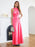 Charming Sleeveless A-Line Ankle-Length Satin Prom Dresses - Barbie Pink / US2 - Prom Dresses